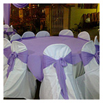 Coloured Top Round Tablecloths