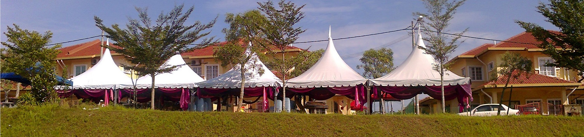 Kanopi Khemah Kanvas Shades Tent Saidina Excel Canopy