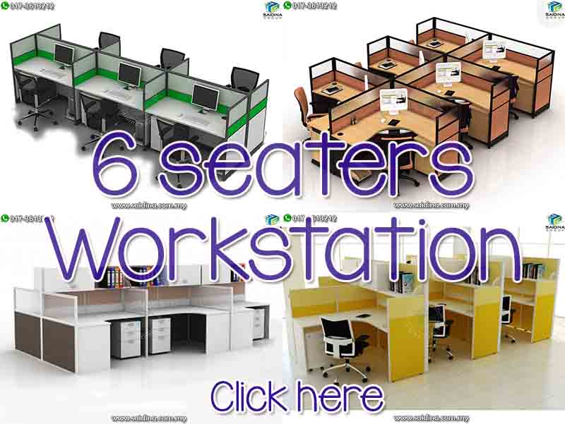 6 seater workstation